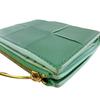 BOTTEGAVENETA leather cassette Bifold Wallet green leather Used