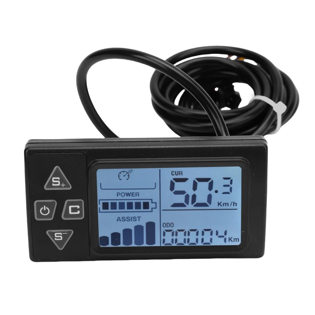 Electric Bike LCD Display S861 Electric Scooter LCD Panel with SM Connector for Cycling Electric Bicycle Scooter