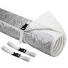 Adjustable AC Exhaust Hose Cover Quilted Insulation Sleeve for Portable Air Conditioner Duct