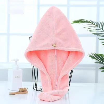 Single Layer Absorbent Wrap Solid Colour Quick Hair Dryer Cap