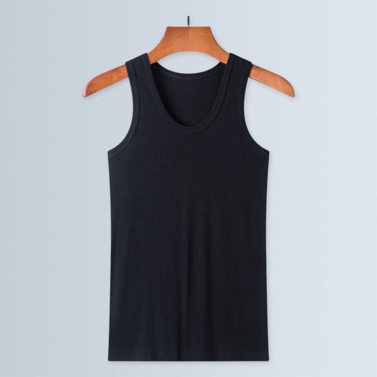2 Stück Herren Sommer Fitness Weste Einfarbig Nahtlos U-Ausschnitt Ärmellos Dehnbar Weich Atmungsaktiv Schnelltrocknend Pullover Lässig Männer Gym Sport Tank Top