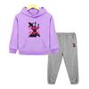 Saja Boys Hoodie Fleece Sweatshirt Jacket 2pcs Pullover+pant Kpop Demon Hunters Autumn Boy Girl Hooded Sets Kids Boutique Clothe