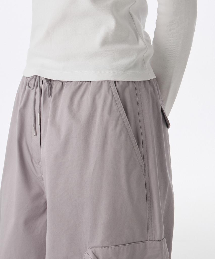 MUSINSA STANDARD WOMAN Women'S Cotton Parachute Cargo Pants [Purple Grey]