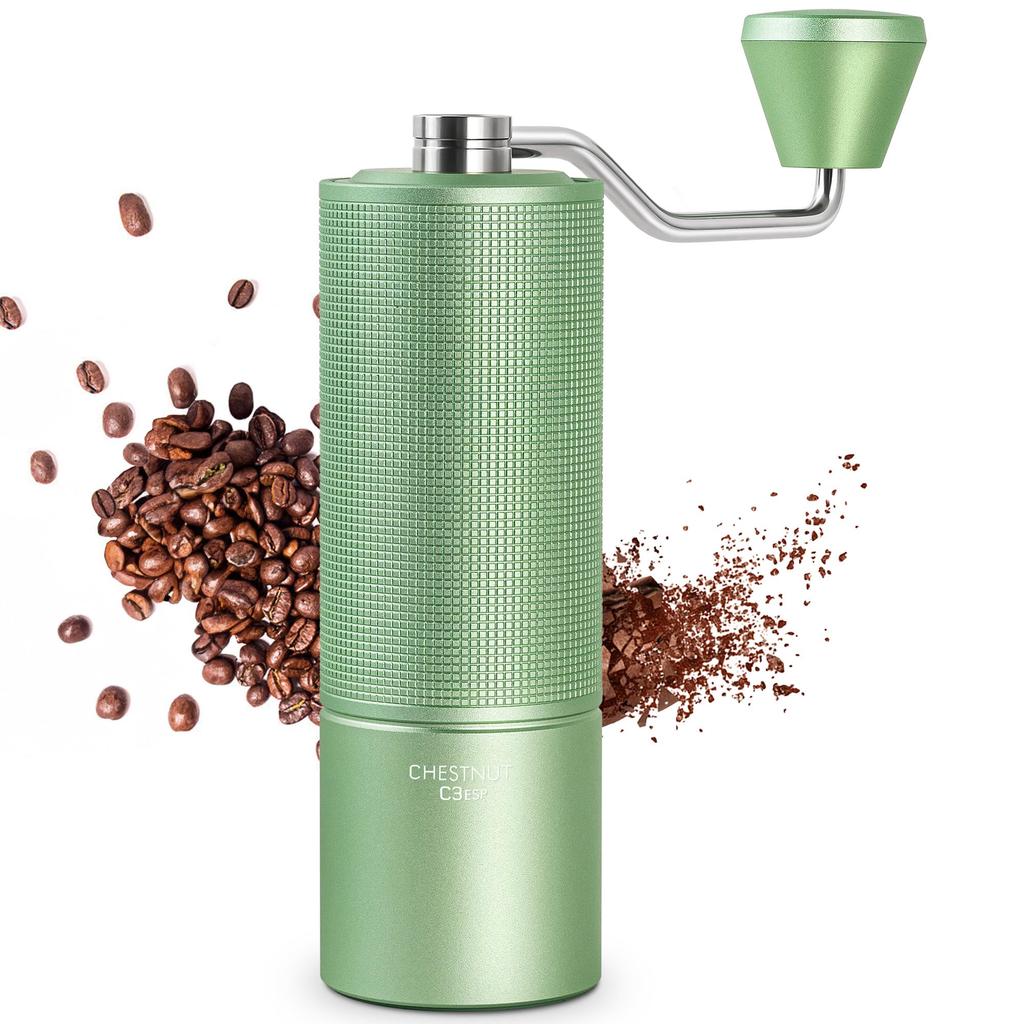 TIMEMORE C3ESP All-Metal Manual Coffee Grinder with Stainless Steel Grinding Grinders, High-Precision Adjustable Grinding, Labor-Saving for Espresso