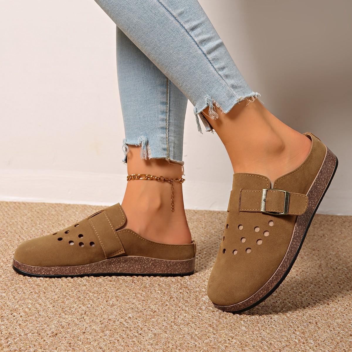 

Fashion 2025 New Summer Autumn Women Slippers Platform Slides Outdoor Garden Sandals Beach Slippers Casual Indoor Mules Shoes Women 36 хаки