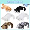 Pet Cat Electric Plush Toy With Meowing And Rolling Function Stuffed Gift Doll
