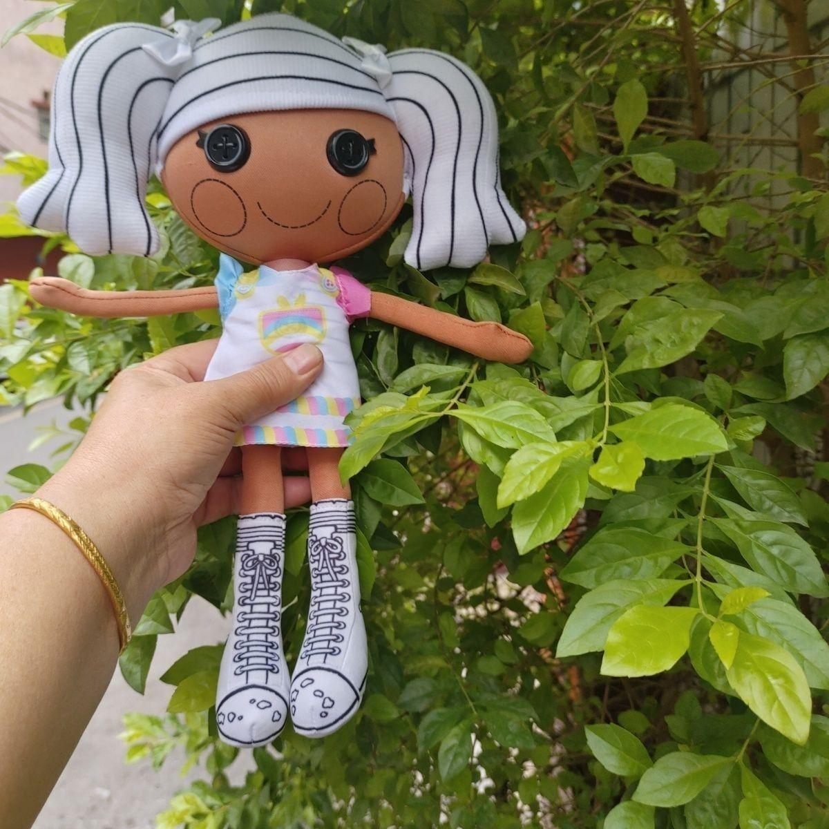 Nieuwe Anime Lalaloopsy Witte Pop Voor Meisje Kan Vrij Kleuren 30cm Poppenfiguur Kinderen Kawaii Knuffels Kinder Verjaardag Kerstcadeaus