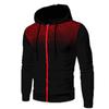 Sudadera con capucha y cremallera para hombre, color liso, con cremallera, jersey deportivo, abrigo con capucha, chaqueta cálida
