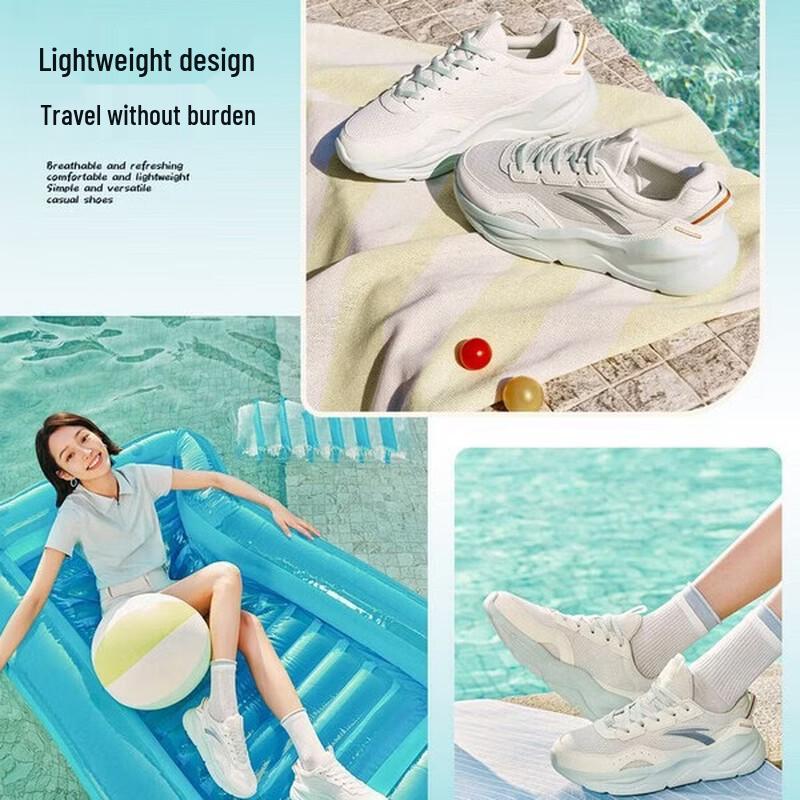 ANTA Untamed Lightweight Platform Sneakers for Women US 8.5