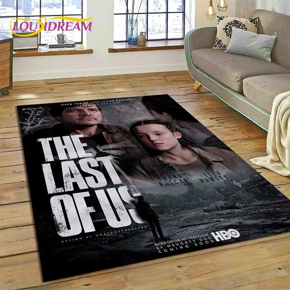 The Last of Us Horror Game TV Joel Pedro Carpet Rug for Bedroom Living Room Home Sofa Decoration,Child Large Decor Floor Mat
