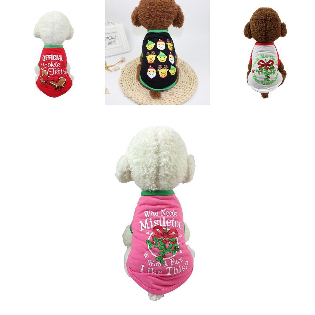 Gemütliche Weihnachts-Haustierkleidung Hunde Weihnachtsmann Pullover Shirt für entzückende Welpen und Katzen