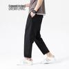 SNOWFLYING Men's X30913677F Straight-Leg Business Casual Trousers