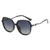 New irregular gorgeous sunglasses women's European and American fashion retro polarized sunglasses street sunshade glasses
