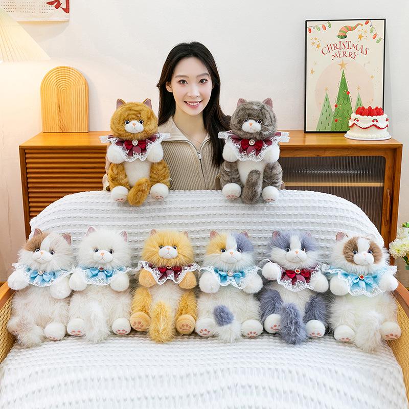 Plush Cat Backpack Doll - Cute Toy Gift for Girls