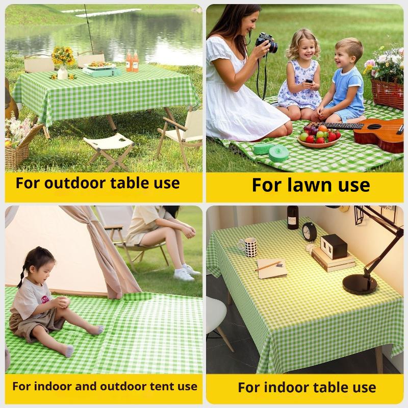 Outdoor Pastoral Style Camping Picknick Tischdecke Leichter Luxus High-End Wasserdicht Ölfest Sonnenschutz Grillen Frühlingsausflug Einweg-Tischdecke