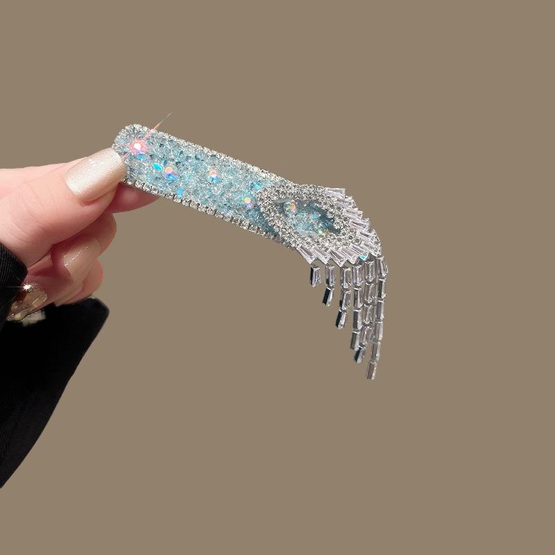 Rhinestone Hair Clip Dazzling Sparkling Hair Clip Crystal Hair Clip Chic For Special Occasions Formal Events Parties