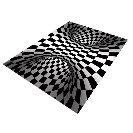 

3D Оптична Ілюзія Килимок для Підлоги Нековзкий Стабільний Дизайн Водопоглинаючий Килимок для Підлоги Приголомшливий Ефект Нори Килим Декор для Вітальні Спальні 40cm C