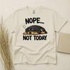 Rottweiler Nope Not Today Funny Dog T Shirt Unisex Gift Dog Lover Gildan Tee