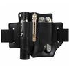 Pu Leather Multitool Edc Pocket Key Holder Belt Flashlight Outdoor Tools Bag