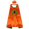 2 Pcs/set Children's Cloak Cartoon Printing Double-layer Cloak + Mask
