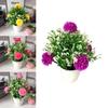 Artificial Hydrangea Plant With Plastic And Silk Flowers For Home Decor And Tabletop Display