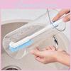 Sink Kitchen Cleaning Brush With Plastic Handle For Spaces Tight