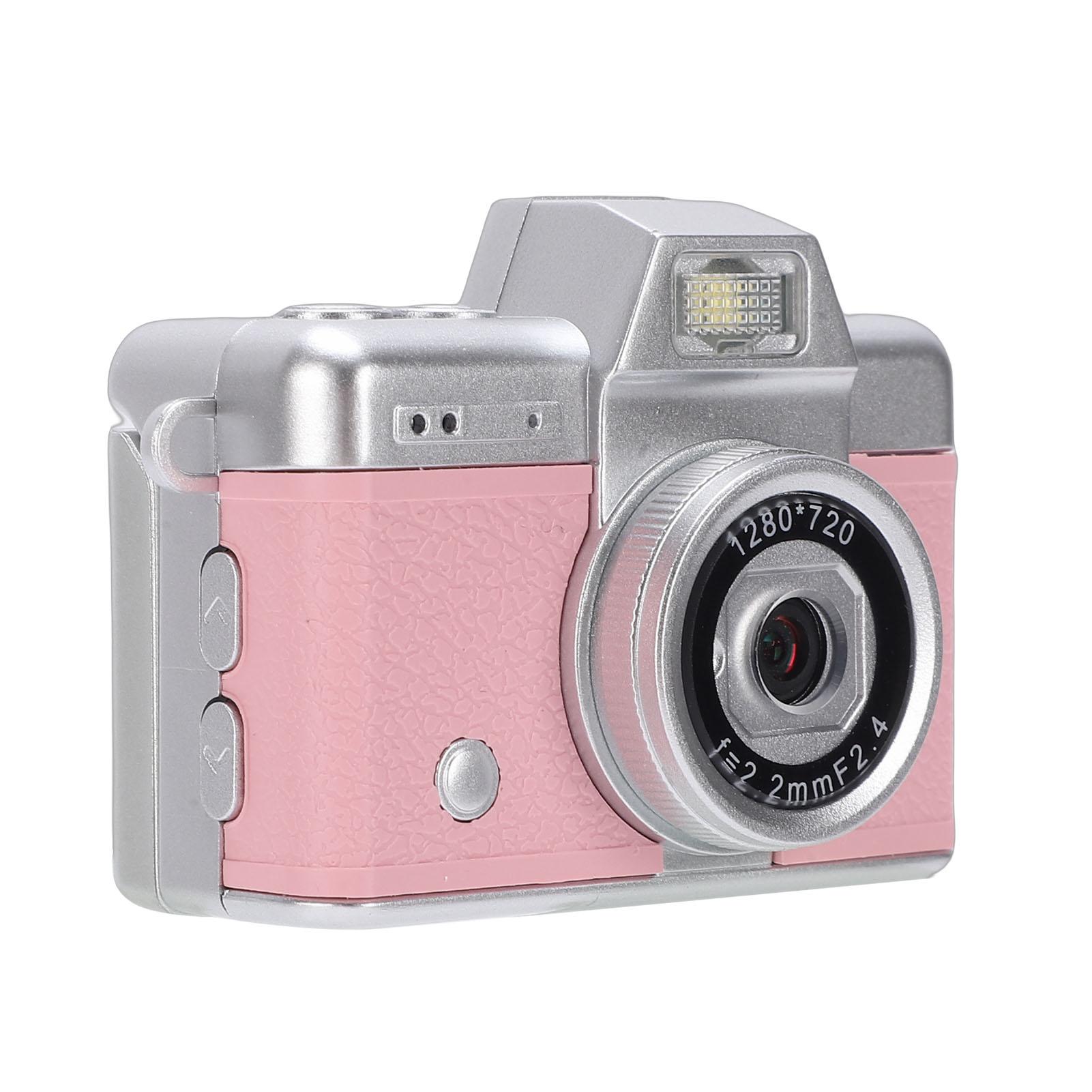 

Palm Size Camera with Wide Angle Lens 1.47 Inch 180 degrees Screen 1080P Re able Retro Camera for Campus Cycling Pets