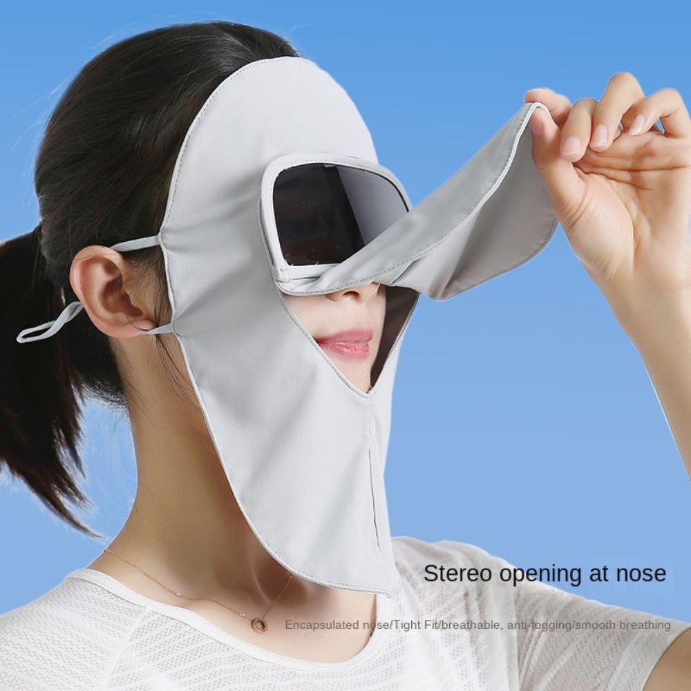 Face Mask Sunscreen Mask Summer Face Gini Mask Thin Face Cover  Hiking