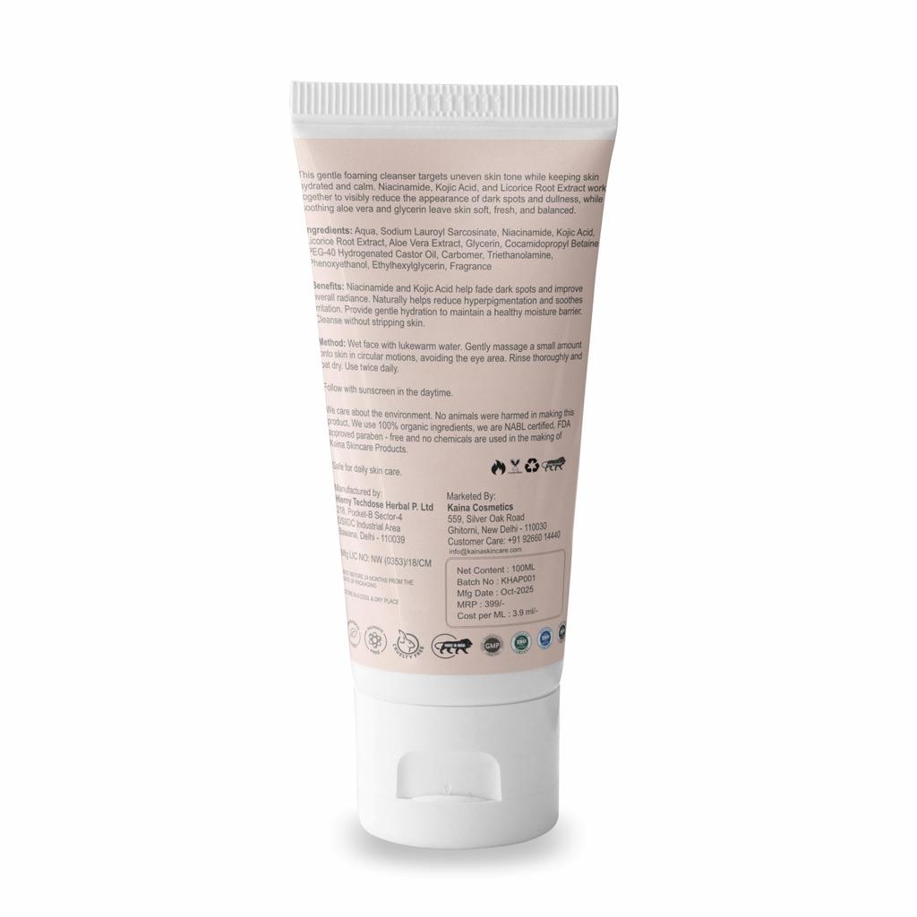Kaina Anti-Pigmentierung Gesichtsreiniger, 100 ml