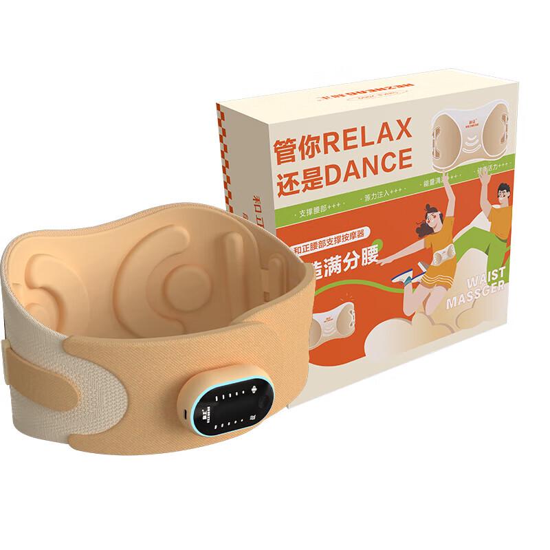 HEZHENG Heated Vibration Lumbar Massager