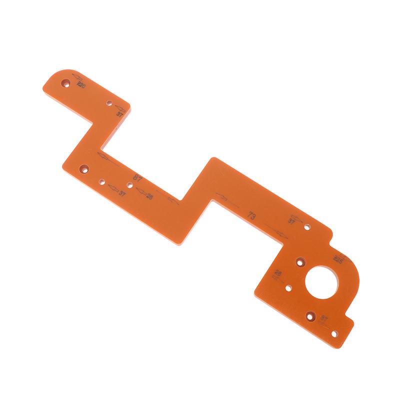 Invisible Embedded Handle Slotting Template Slot Positioning Tool For Wardrobe Kitchen Handle Cabinet Door
