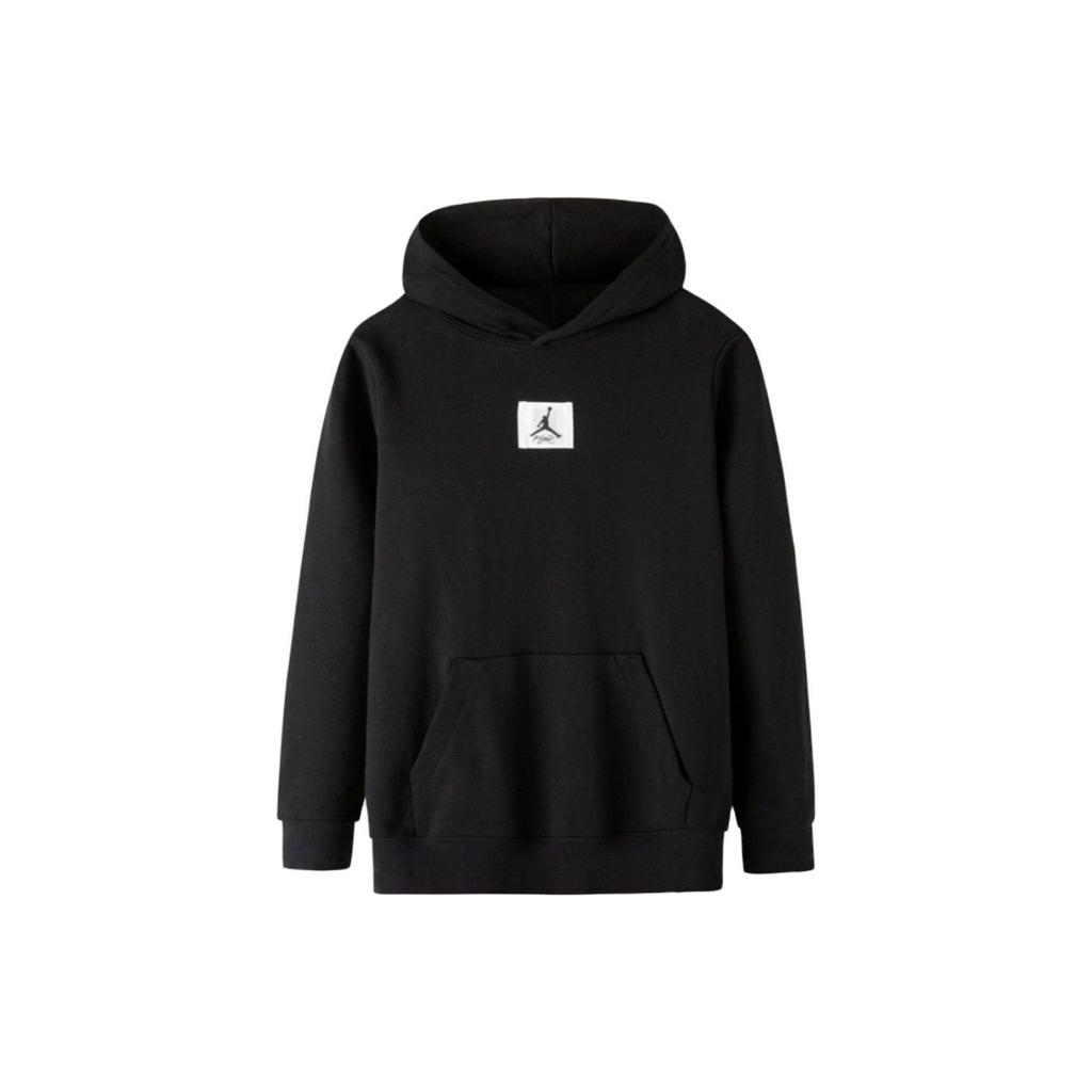 Jordan Hoodie Solid Color Logo Fleece Thickened Hooded Long Sleeve Kids Kids Hoodies JD2142096GS-001