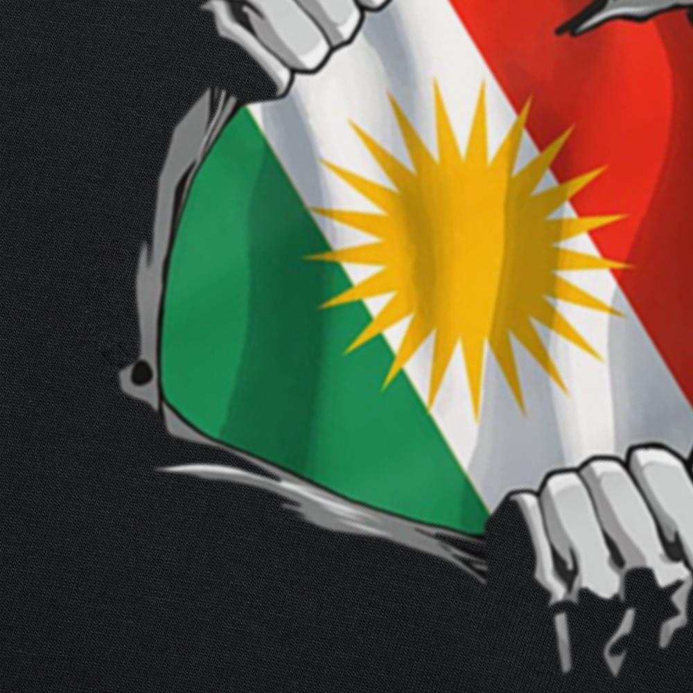 Vtipná Kurdistánská Kurdská Kurdové Vlajka Trička Pánská Dámská Móda Neformální Oversized Tričko 100% Bavlna Volný Styl Tričko
