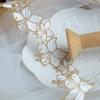 Decorative Lace With Accessories Fabric Lace Accessories High-Grade Gold Thread Embroidery Water-Soluble Lace Cheongsam Clothing Materials