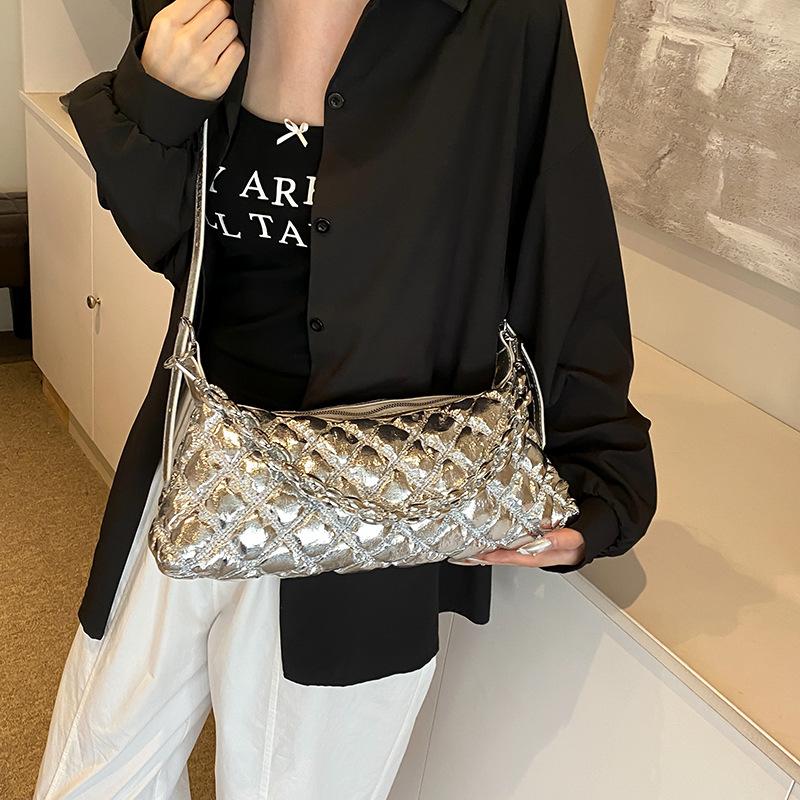 Versatile Fashion Handbag Women's New Plaid Commuter Bag