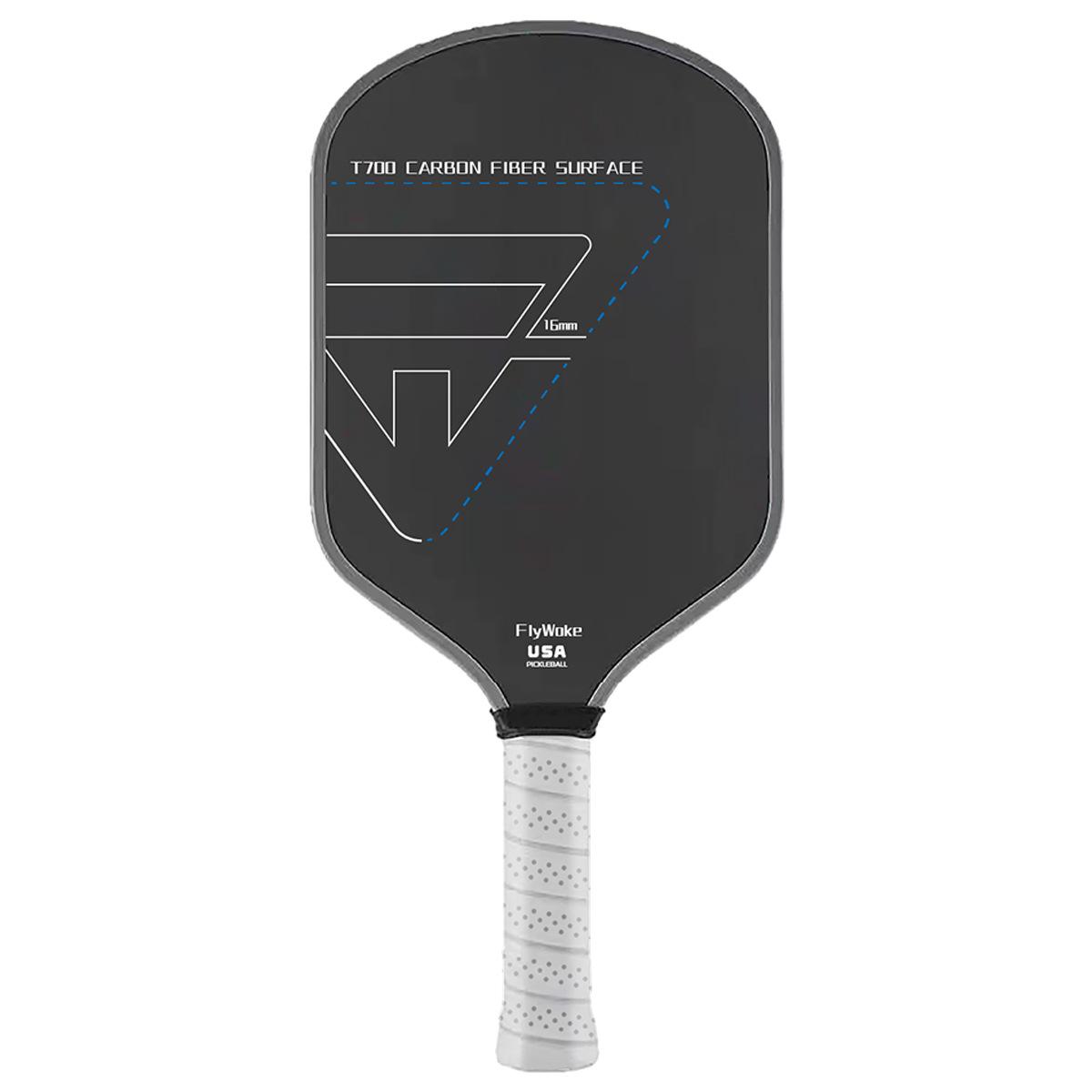 T700 Cloth Matte Carbon Fiber Durable Pickleball Racket with EVA Inner Core Customizable Thickness 16mm Cold press pick racket