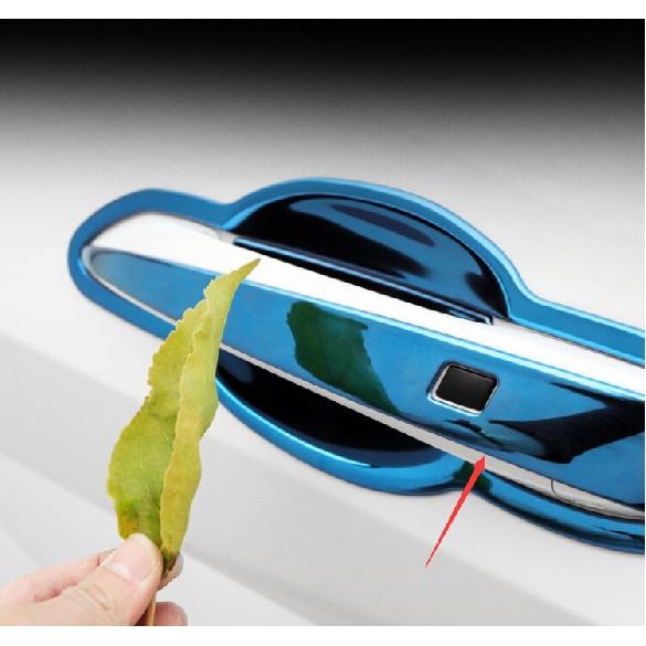 For Hyundai Elantra 2021-2025 Blue Titanium Exterior Side Door Handle Cover Trim