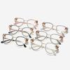 Vintage Sexy Ladies Cat Eye Anti Blue Light Optical Glasses Frames Women Luxury Brand Designer Diamond Pearl Clear Eyeglasses