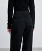 MUSINSA STANDARD WOMAN Women'S Reverse Two-Tuck Wide Chino Pants [Black]