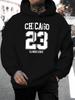 2026 Music Festival Summer New Arrival Unisex Casual All-Match Style Fashion Hoodie with Individual Chicago 23Rd Illinois State Theme Letter Design Pa