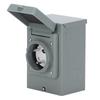 30A Generator Power Inlet Box 125V 3750W Outdoor Weatherproof Socket Accessory for RV
