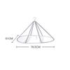 Anti-deformation Clothes Basket Folded Mesh Laundry Basket Clothes Drying Net Rack  Clothes Laundry