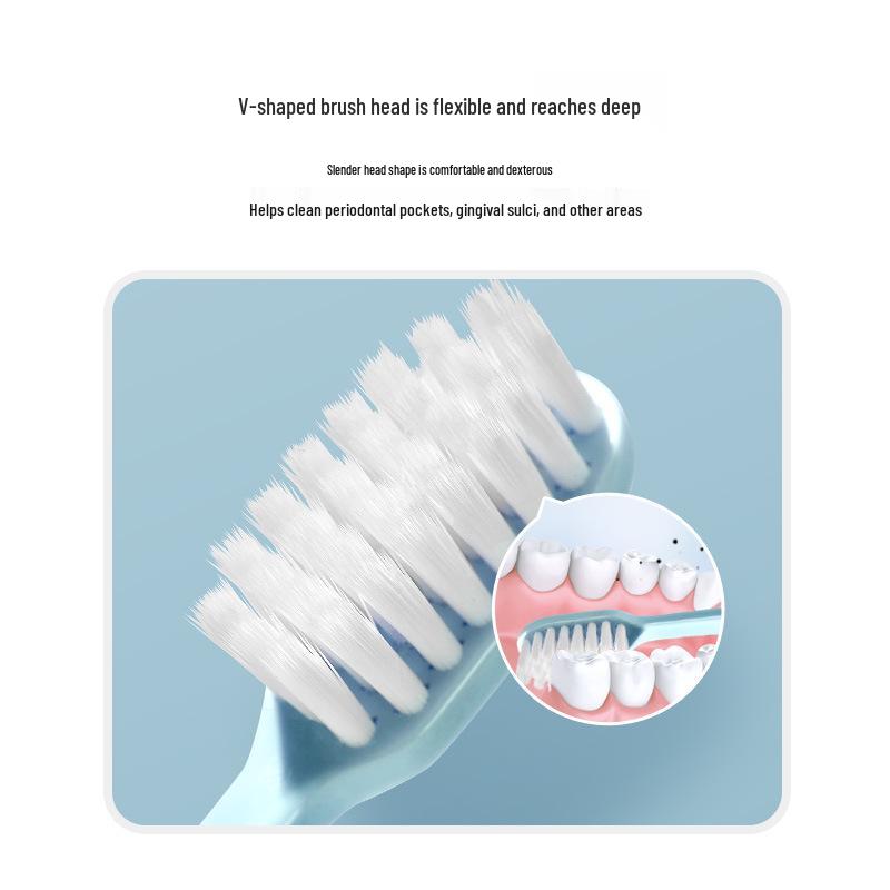 Minimalist Life Three-Piece Toothbrush Set: Soft Bristles for Healthy Teeth and Gum Protection