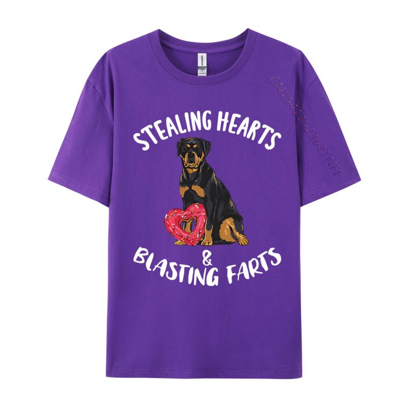 Stealing Hearts Blasting Farts Rottweiler Tshirt Tee Shirt Oversized Cotton Unisex Camisas Tops Harajuku