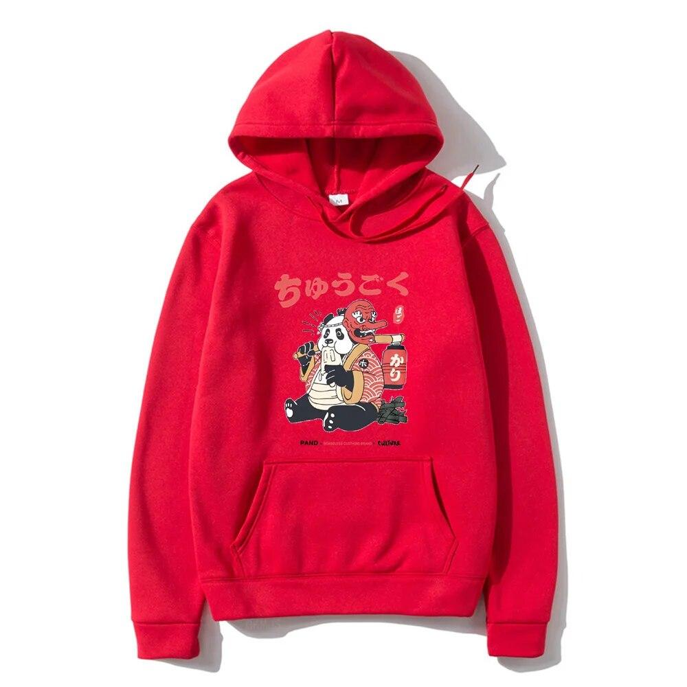 Hip Hop Harajuku Unisex's Hoodies Japanese Kanji Cartoon Hoodie Autumn Winter Funny Hooded Street Style Casual Sweatshirt Clothing