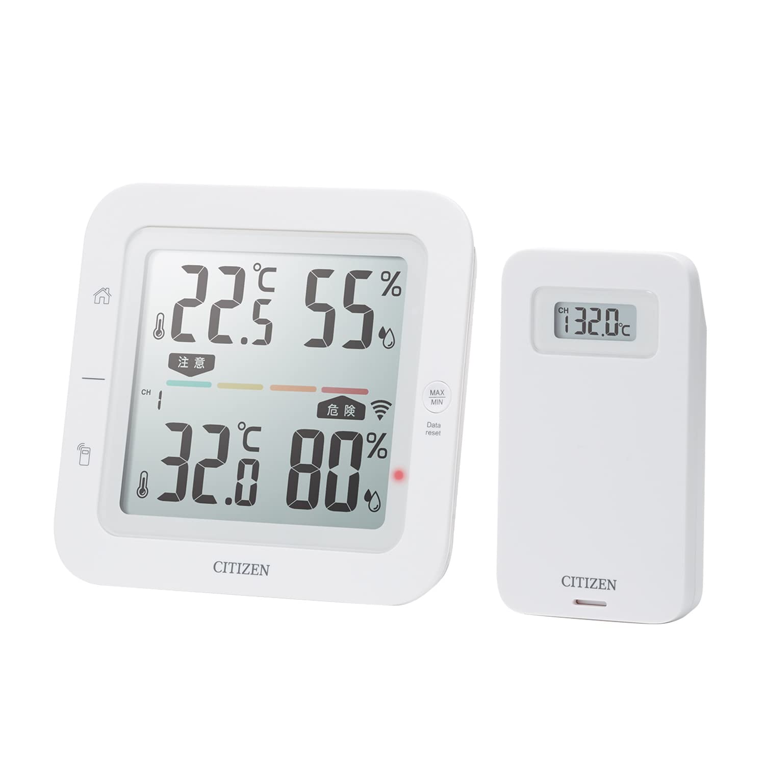 

Citizen Cordless THM527 Thermo-Hygrometer Multi-Channel білий