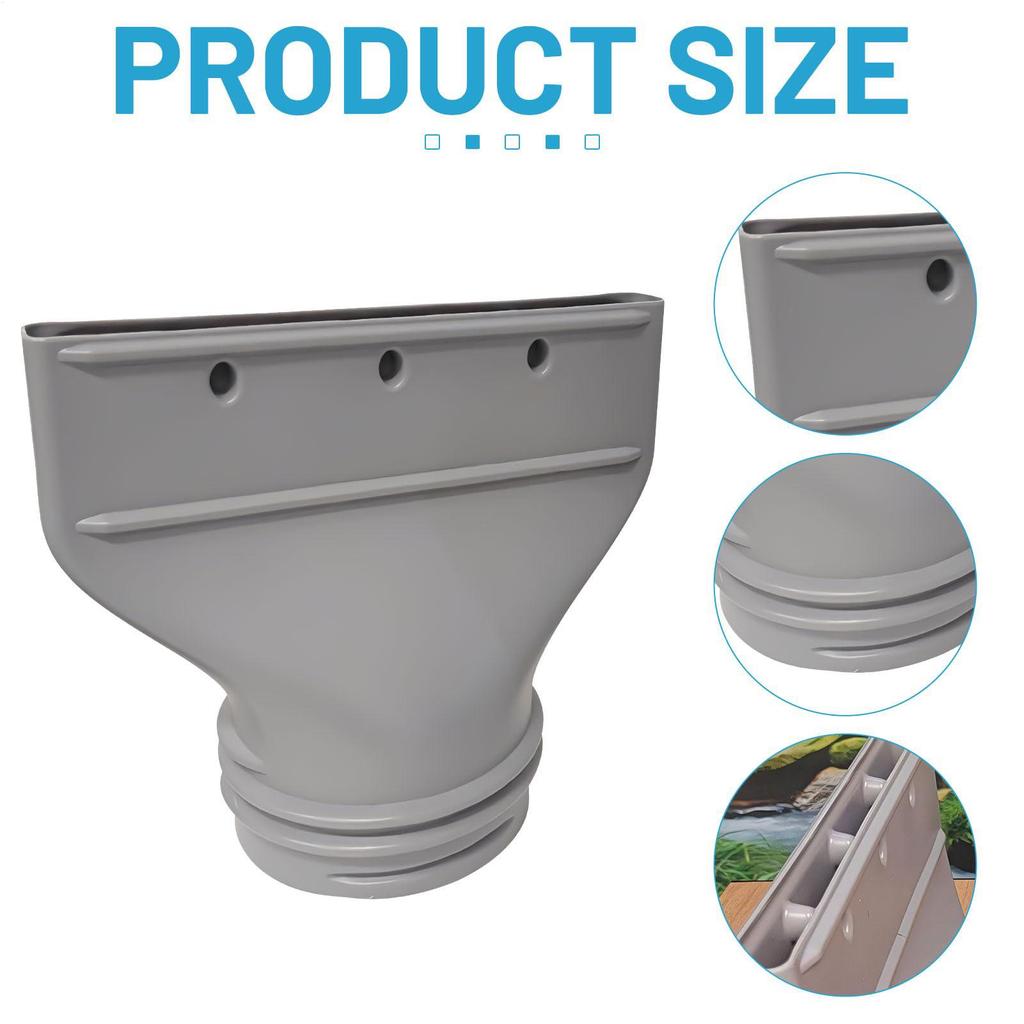 Portable Air Conditioner Exhaust Hose Coupler Air Conditioner Hose Connector Fit 5.1in 5.9in Diameter Pipe Joint for Living Room