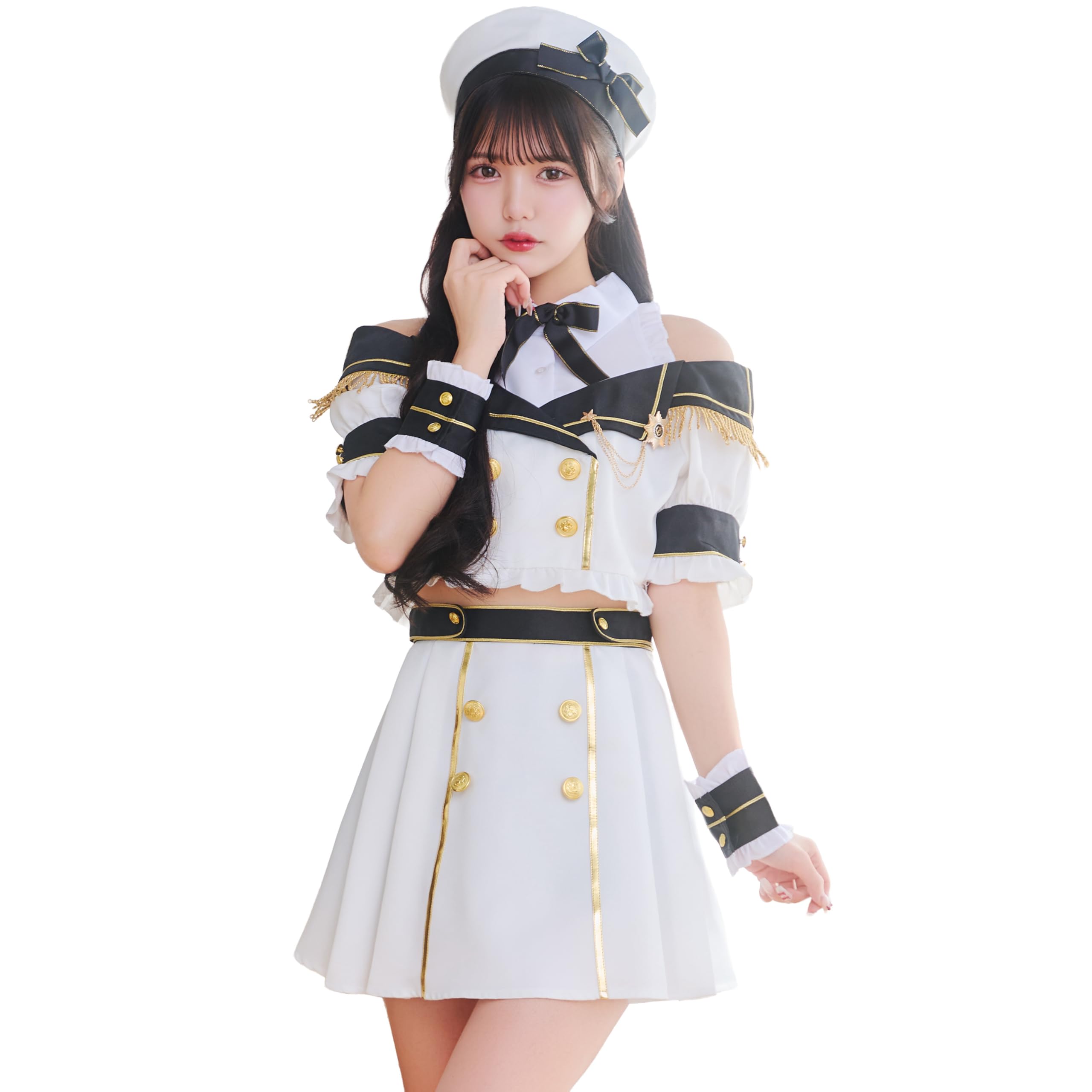 Clearstone Maison College Cosplay Halloween Marine Women s White