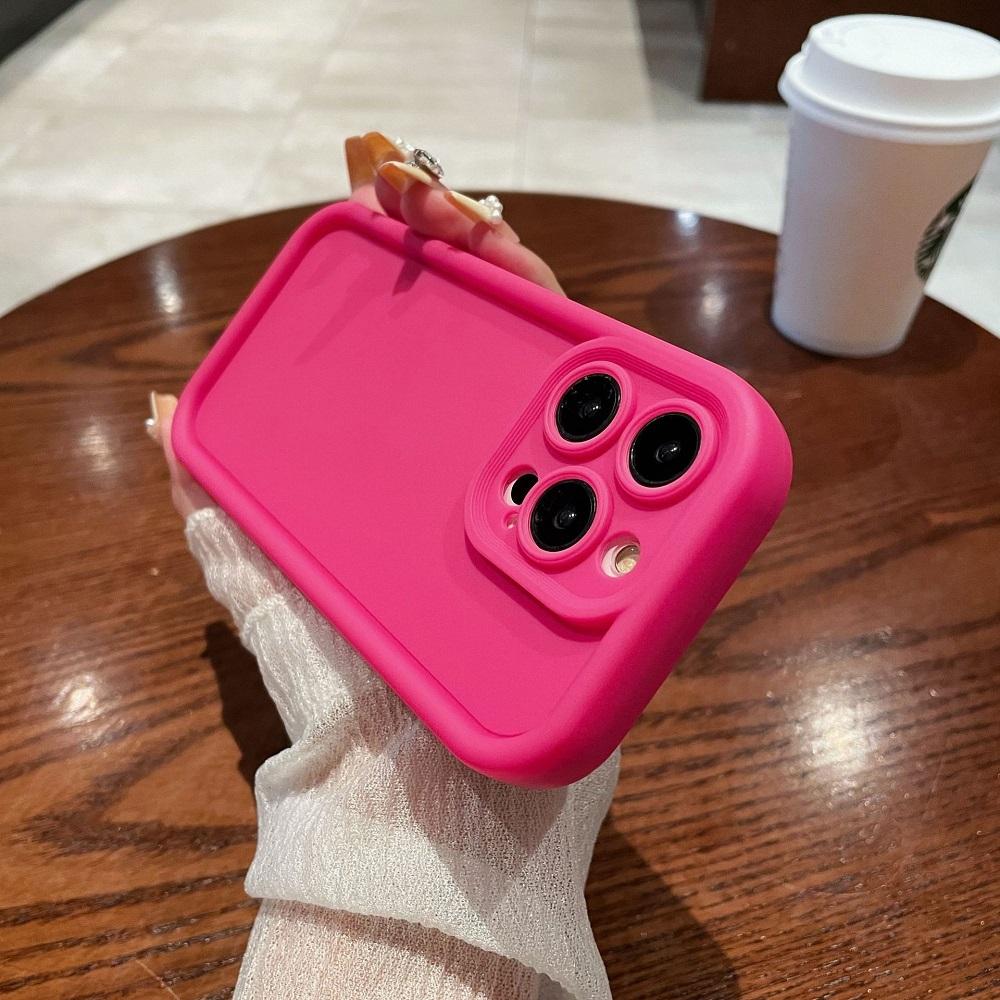 Candy Color Soft Silicone Case For iPhone 16 15 11 12 13 14 Pro Max XS X XR 8 7 Plus Dopamine Shockproof Bumper Protection Cover
