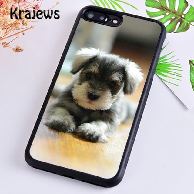 Cute Miniature schnauzer puppy Phone Case Cover For iPhone 17 Air 16 15 14 plus 12 13 pro max coque Fundas